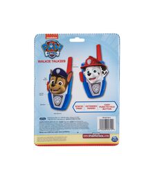 eKids Paw Patrol Σετ 2 Walkie Talkies για παιδιά & ενήλικες με ενσωματωμένο μεγάφωνο και εμβέλεια 150 μέτρων (PW-207) (Μπλε/Κόκκινο/Γκρι)