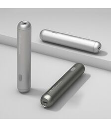 Designnest® FlashLight |NightLight Recharge| Επαναφορτιζόμενος Φακός LED (Silver - Cool White 6500K)