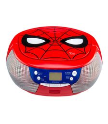 eKids Spiderman CD Boombox - Φορητό CD Player με ραδιόφωνο (SM-430) (Κόκκινο)