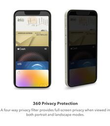 ZAGG InvisibleShield Glass Elite Privacy 4-way Screen Protector – iPhone 13 Pro Max (Privacy)