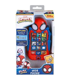 eKids Spiderman Spidey & Friends Learn & Play Smartphone για παιδιά 3 ετών και άνω (SA-160) (Μπλε/Κόκκινο)