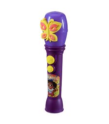 eKids Encanto Ασύρματο Μικρόφωνο Karaoke για παιδιά με ενσωματωμένη μουσική, φωτισμό, Sound Effects (EN-070) (Μωβ/Ροζ)