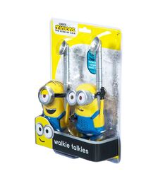 eKids Minions 2: "The Rise of Gru" Σετ 2 Walkie Talkies για παιδιά & ενήλικες με εμβέλεια 150 μέτρων (MS-210) (Κίτρινο/Μπλε)