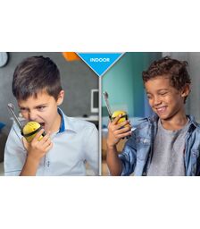 eKids Minions 2: "The Rise of Gru" Σετ 2 Walkie Talkies για παιδιά & ενήλικες με εμβέλεια 150 μέτρων (MS-210) (Κίτρινο/Μπλε)