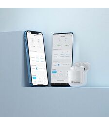 Tellur Aura Bluetooth True Wireless Headphones Ασύρματα Ακουστικά Bluetooth TWS – White