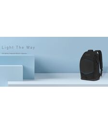 Tellur GlowPack Laptop Backpack Ευρύχωρο Backpack με LED λωρίδες φωτισμού και θήκη για laptop έως 15,6" – Black (TLL611282)