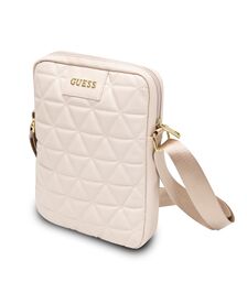 Guess Quilted Tablet Bag Τσαντάκι από δερματίνη κατάλληλο για tablet/smartphone εως 10" (Pink - GUTB10QLPK)