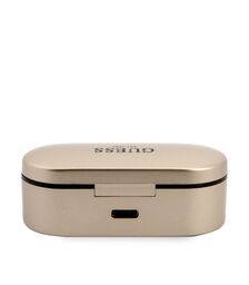 Guess Bluetooth Stereo Headset 5.0 True Wireless Ασύρματα Ακουστικά & θήκη φόρτισης (Gold - GUTWST31ED)