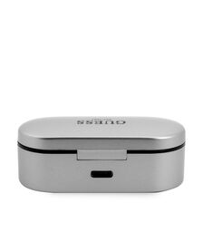 Guess Bluetooth Stereo Headset 5.0 True Wireless Ασύρματα Ακουστικά & θήκη φόρτισης (Silver - GUTWST31EG)