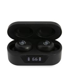 Guess Bluetooth Stereo Headset 5.0 True Wireless Ασύρματα Ακουστικά & θήκη φόρτισης (Μαύρα - GUTWST31EK)
