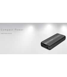 Tellur Powerbank PBC203 20.000mAh σε μαύρο χρώμα με 2x USB-C & 2x USB-A (TLL158311)