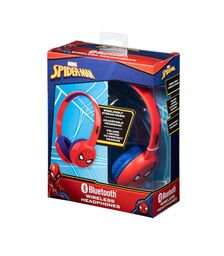 eKids Spiderman Ασύρματα Ακουστικά με ασφαλή μέγιστη ένταση ήχου για παιδιά και εφήβους (SM-B38VM) (Κόκκινο/Μπλε)