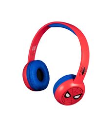 eKids Spiderman Ασύρματα Ακουστικά με ασφαλή μέγιστη ένταση ήχου για παιδιά και εφήβους (SM-B38VM) (Κόκκινο/Μπλε)