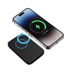 Tellur Compact Pro WPD101 Μαγνητικό Φορητό Power Bank 10.000mAh σε μαύρο χρώμα (TLL158381)