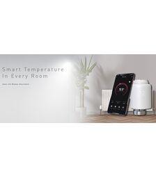 Tellur Smart WiFi Thermostatic Radiator Valve RVSH1 Έξυπνη θερμοστατική βαλβίδα καλοριφέρ με οθόνη LED & WiFi (TLL331441)