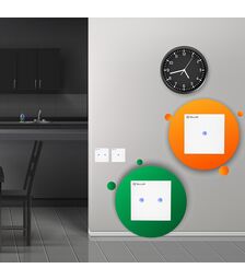 Tellur WiFi Switch 2 Ports 1800W Έξυπνος διακόπτης WiFi 2 θυρών σε λευκό (TLL331491)