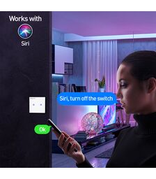 Tellur WiFi Switch 2 Ports 1800W Έξυπνος διακόπτης WiFi 2 θυρών σε λευκό (TLL331491)