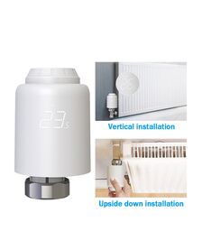 Tellur Smart WiFi Thermostatic Radiator Valve RVSH1 Έξυπνη θερμοστατική βαλβίδα καλοριφέρ με οθόνη LED & WiFi (TLL331441)