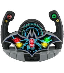 eKids Batman Batmobile Toy Steering Wheel Φουτουριστικό Τιμόνι Batmobile για παιδιά με ενσωματωμένα Sound Effects (BM-157) (Μαύρο/Γκρι)