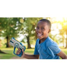 eKids Jurassic World Σετ 2 Laser Tag Blasters για παιδιά & ενήλικες με φωτισμό και δόνηση με εμβέλεια 30 μέτρων (JW-174) (Μπλε/Ασημί)