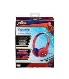 eKids Spiderman Ασύρματα Ακουστικά με ασφαλή μέγιστη ένταση ήχου για παιδιά και εφήβους (SM-B38VM) (Κόκκινο/Μπλε)