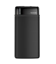 Forever TB-100L Powerbank 20.000mAh σε μαύρο χρώμα με 2x USB-A (GSM099220)