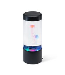 The Source Mini Jellyfish Tank – Mini Κυλινδρικό Φωτιστικό LED με δύο χαριτωμένες μέδουσες που παράγει υπνωτιστικό θέαμα