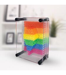 The Source Rainbow Pin Art - Επιτραπέζιο διακοσμητικό 3D Pin Art - Πολύχρωμο