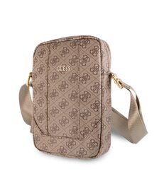 Guess 4G Uptown Tablet Bag Τσαντάκι από δερματίνη κατάλληλο για tablet 10" (Brown - GUTB104GB)