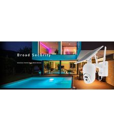 Tellur WiFi Solar Outdoor Camera Έξυπνη IP Κάμερα εξωτερικού χώρου WiFi σε λευκό χρώμα, Solar, P&T, FullHD, 1080p, PIR