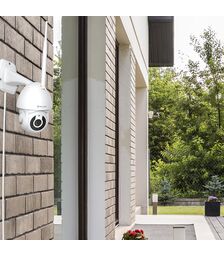 Tellur Smart WiFi Outdoor Camera Έξυπνη IP Κάμερα εξωτερικού χώρου WiFi σε λευκό χρώμα, UltraHD, PTZ, Autotracking, 3MP