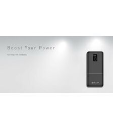 Tellur Powerbank PD202 Boost Pro 20.000mAh σε μαύρο χρώμα με 2x USB QuickCharge 3.0 (TLL158351)