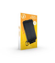 The Source Solar Powerbank 10.000mAh - Ηλιακό Powerbank με Θύρα USB Μαύρο