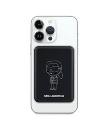 Karl Lagerfeld MagSafe Μαγνητικό PowerBank 3000mAh 5W με Θύρα USB-C (Black – KLPBMKIOTTGK)