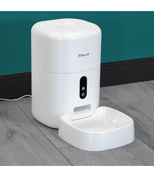 Tellur Smart WiFi Pet Feeder 4L & UltraHD Camera Έξυπνη τηλεχειριζόμενη WiFi Ποτίστρα/ταΐστρα 4 λίτρων Γάτας/Σκύλου με ενσωματωμένη κάμερα σε χρώμα λευκό