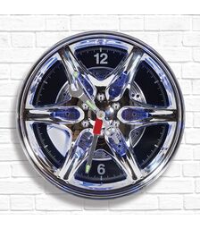 The Source Led Wheel Rim Clock- Φωτιζόμενο Ρολόι Τοίχου σε Σχήμα Τροχού