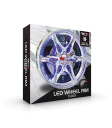 The Source Led Wheel Rim Clock- Φωτιζόμενο Ρολόι Τοίχου σε Σχήμα Τροχού