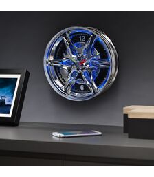 The Source Led Wheel Rim Clock- Φωτιζόμενο Ρολόι Τοίχου σε Σχήμα Τροχού