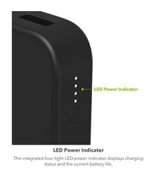 Mophie Powerstation 2023 Powerbank 10.000mAh με 2 θύρες USB-A και 1 θύρα USB-C (PowerDelivery 20W) σε μαύρο χρώμα