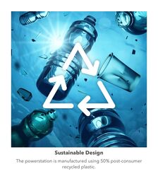 Mophie Powerstation 2023 Powerbank 20.000mAh με 2 θύρες USB-A και 1 θύρα USB-C (PowerDelivery 20W) σε μαύρο χρώμα