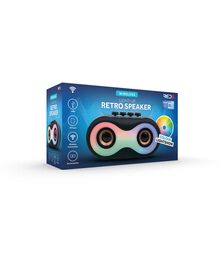 The Source Wireless Light Up Retro Speaker - Ασύρματο Retro Ηχείο Με Φωτισμό
