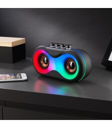 The Source Wireless Light Up Retro Speaker - Ασύρματο Retro Ηχείο Με ΦωτισμόThe Source Wireless Light Up Retro Speaker - Ασύρματο Retro Ηχείο Με Φωτισμό