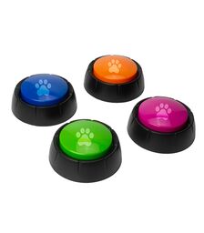 Winning Recordable Dog Buttons Set 4 - Εγγράψιμο Κουμπί Σκύλου