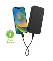 Mophie Powerstation 2023 Powerbank 20.000mAh με 2 θύρες USB-A και 1 θύρα USB-C (PowerDelivery 20W) σε μαύρο χρώμα
