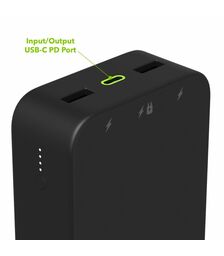 Mophie Powerstation 2023 Powerbank 20.000mAh με 2 θύρες USB-A και 1 θύρα USB-C (PowerDelivery 20W) σε μαύρο χρώμα