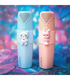 Maxlife Animal Ασύρματο Μικρόφωνο Karaoke για παιδιά με ηχείο (MXBM-500) (Μπλε)