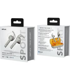 Defunc TRUE SPORT Bluetooth 5.2 Ασύρματα Αθλητικά True Wireless Ακουστικά με θήκη (ασημί)