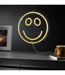 The Source - Neon Smiley Face - Διακοσμητικό φωτιστικό τοίχου Χαμογελαστό πρόσωπο