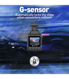 Tellur Dash Patrol DC1 Κάμερα DVR Αυτοκινήτου 1080P για Παρμπρίζ με μαγνητικό βραχίονα σε μαύρο χρώμα FullHD (TLL711001)