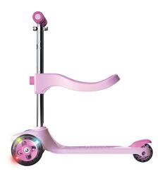 Razor Rollie Τρίτροχο παιδικό πατίνι με αφαιρούμενο καθισματάκι για παιδιά 2,5+ ετών σε χρώμα ροζ